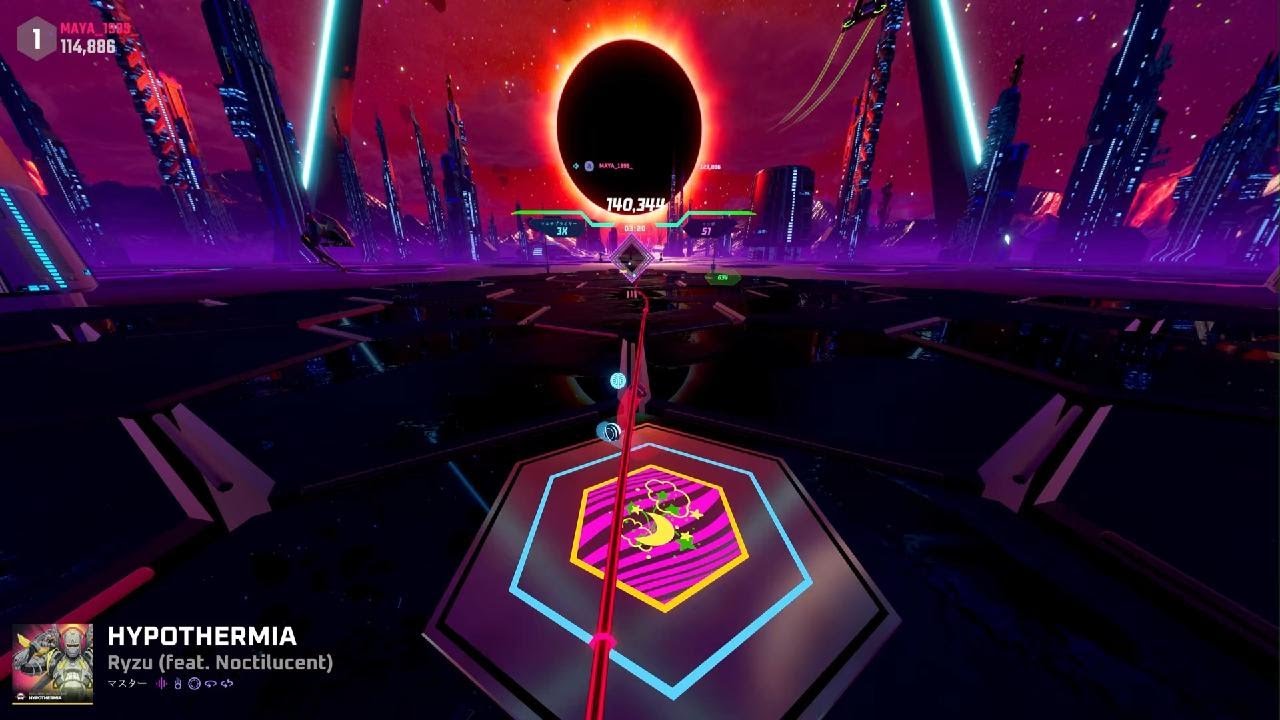 Synth Riders_HYPOTHERMIA (Ryzu feat Noctilucent) 2-X SPIN WILD 360＋ MASTER