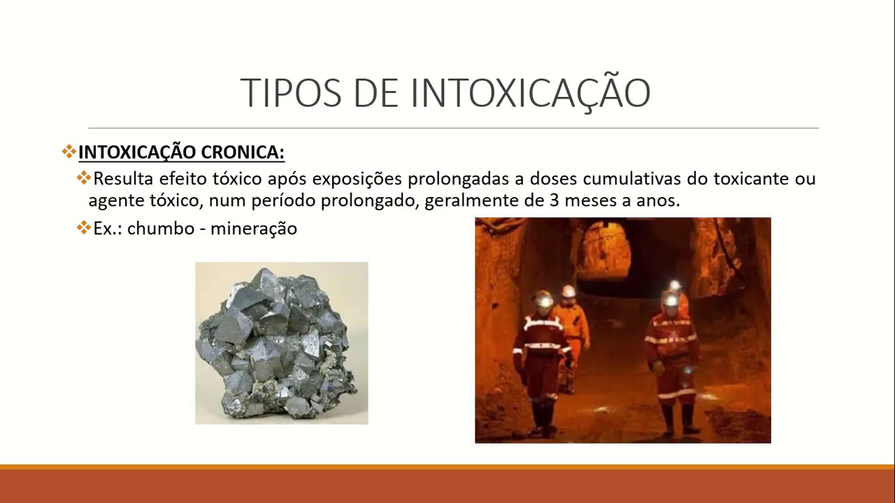Aula 2   Tipos de intoxicação, fases da intoxicação, Efeitos tóxicos