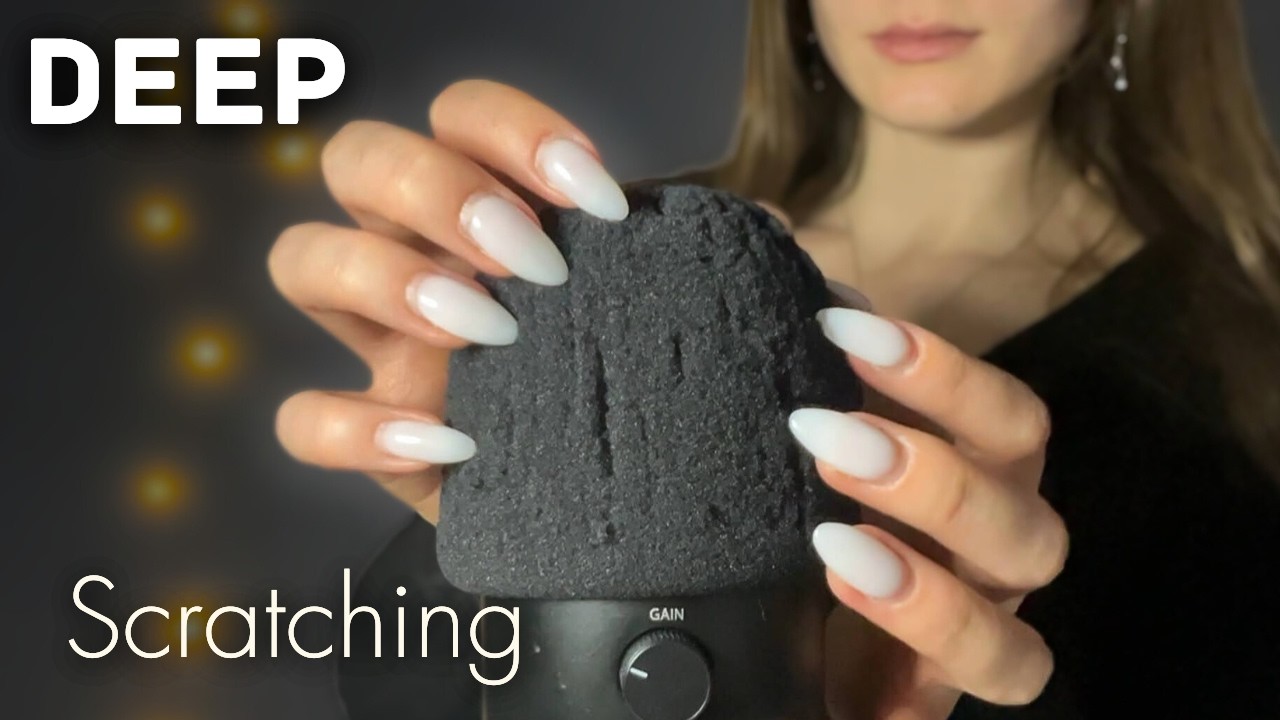 Intense Foam Scratching for Sleep (No Talking ) ⏾💤 ASMR Brain Massage