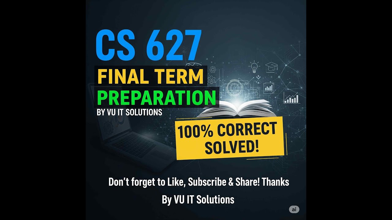 CS627 Cyber Security Final Term Preparation 2026 | Important MCQs & Solved Topics | VU IT Solutions