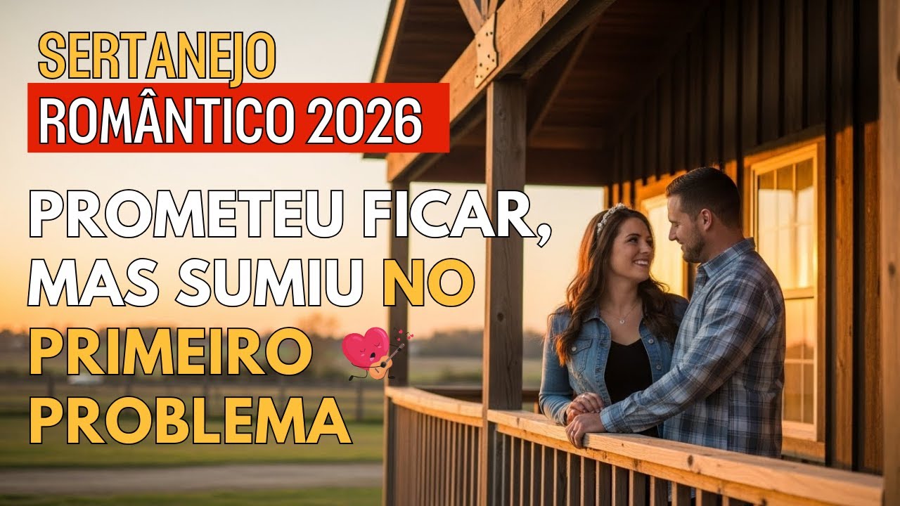 MÚSICAS SERTANEJO UNIVERSITÁRIO 2026 | Prometeu ficar, Mas Sumiu no Primeiro Problema