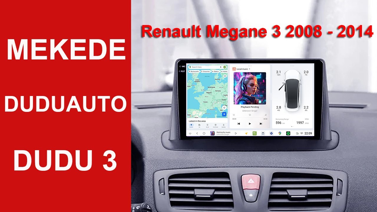 DUDUAUTO DUDU3 For Renault Megane 3 2008-2014 DUDUAUTO entry-level version testing