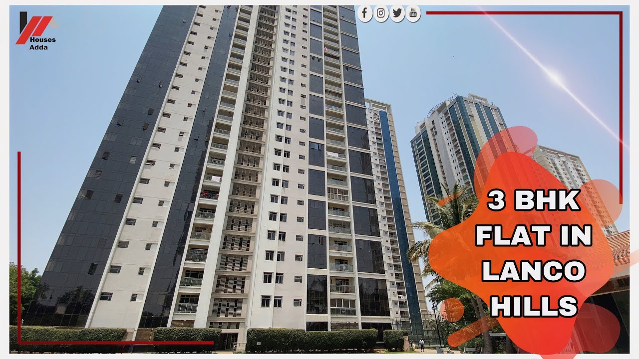 Gated Community 3 BHK For sale In Lanco Hills Near Khajaguda Manikonda | Houses adda