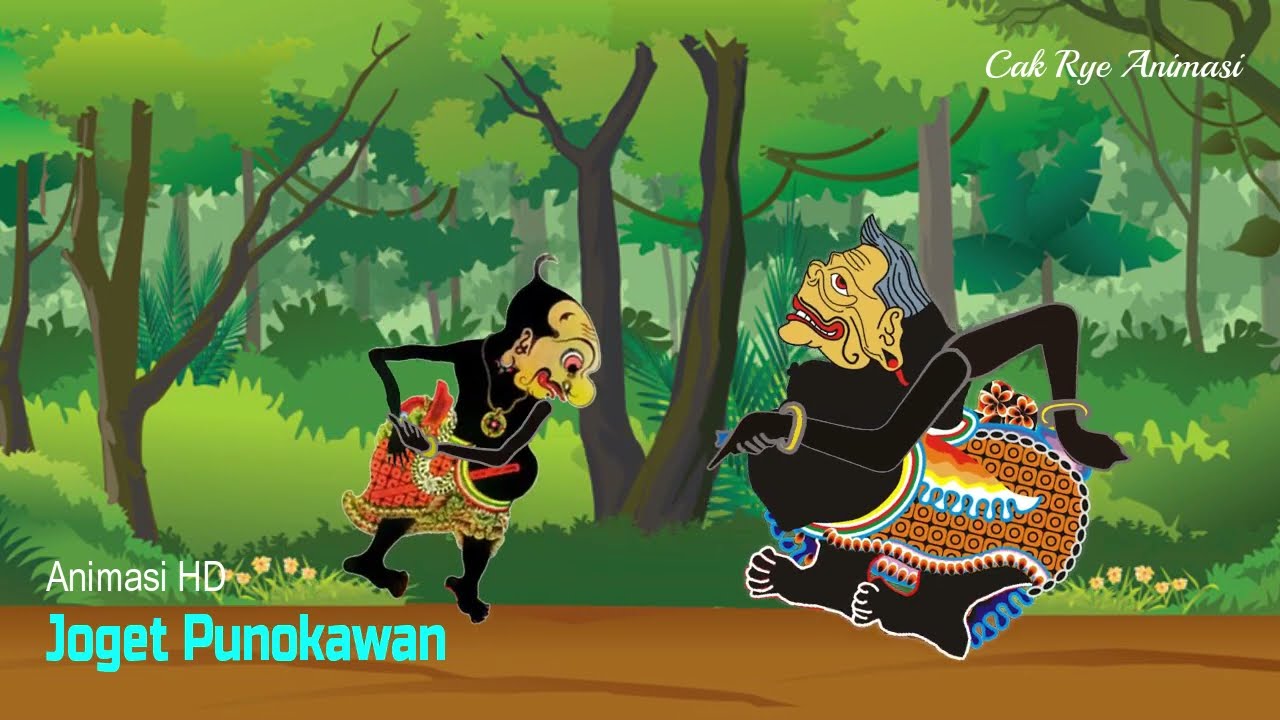 Joget Lucu Animasi Wayang Punokawan cak rye