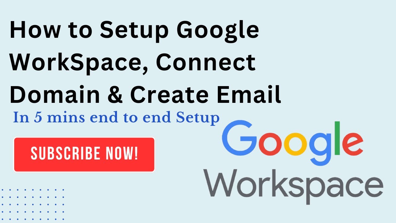 Google Workspace Tutorial 2025 | Create Business Email with Custom Domain