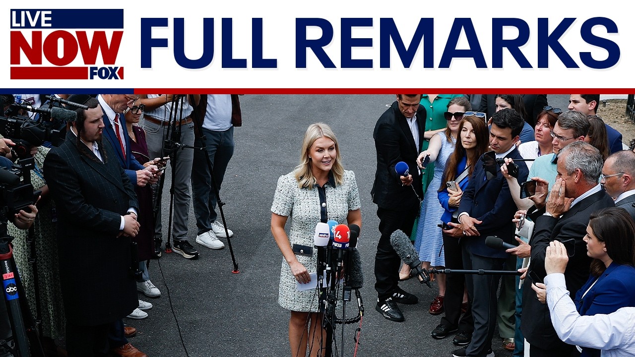 WATCH: White House Press Secretary Karoline Leavitt speaks to reporters