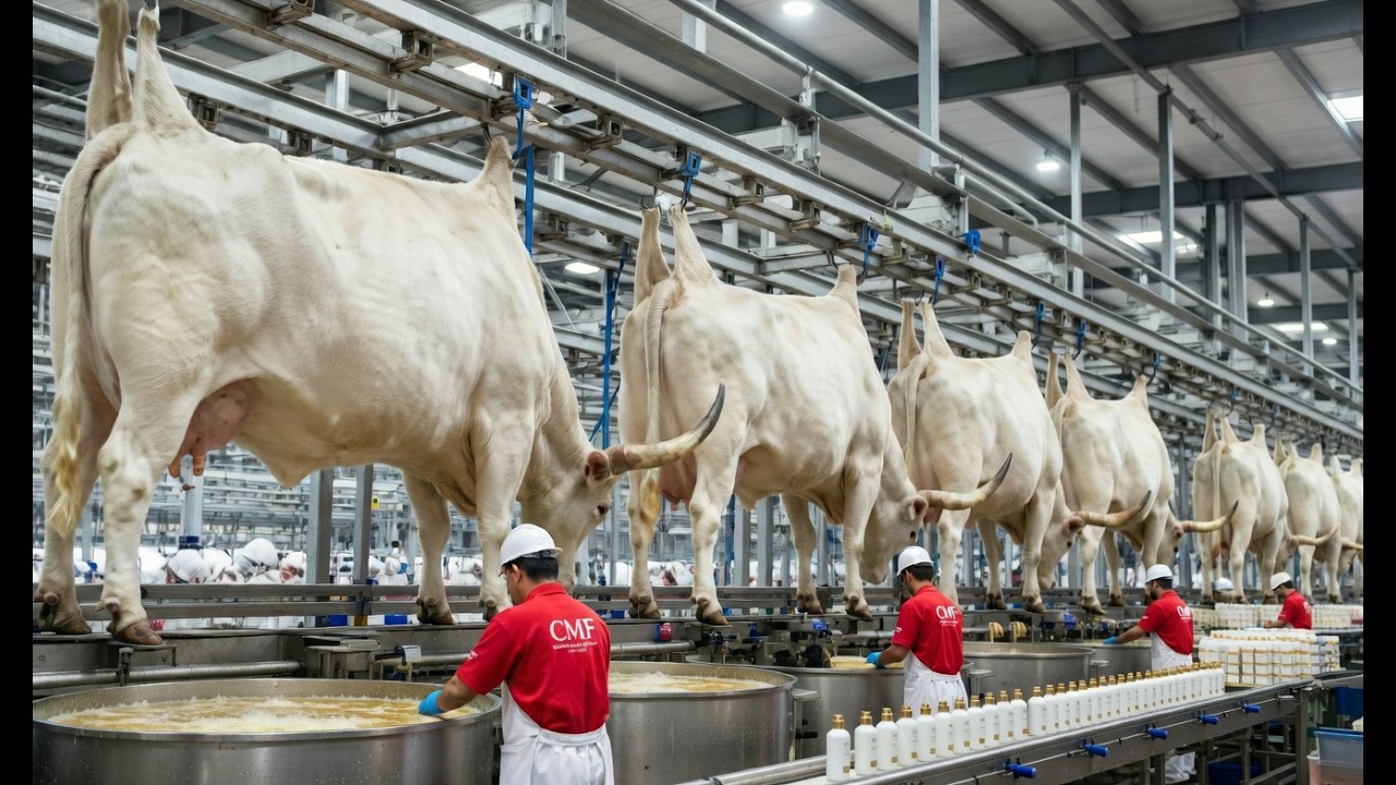 Incredible Process of Manufacturing Shampoo from Cow Fat | Mass Production |