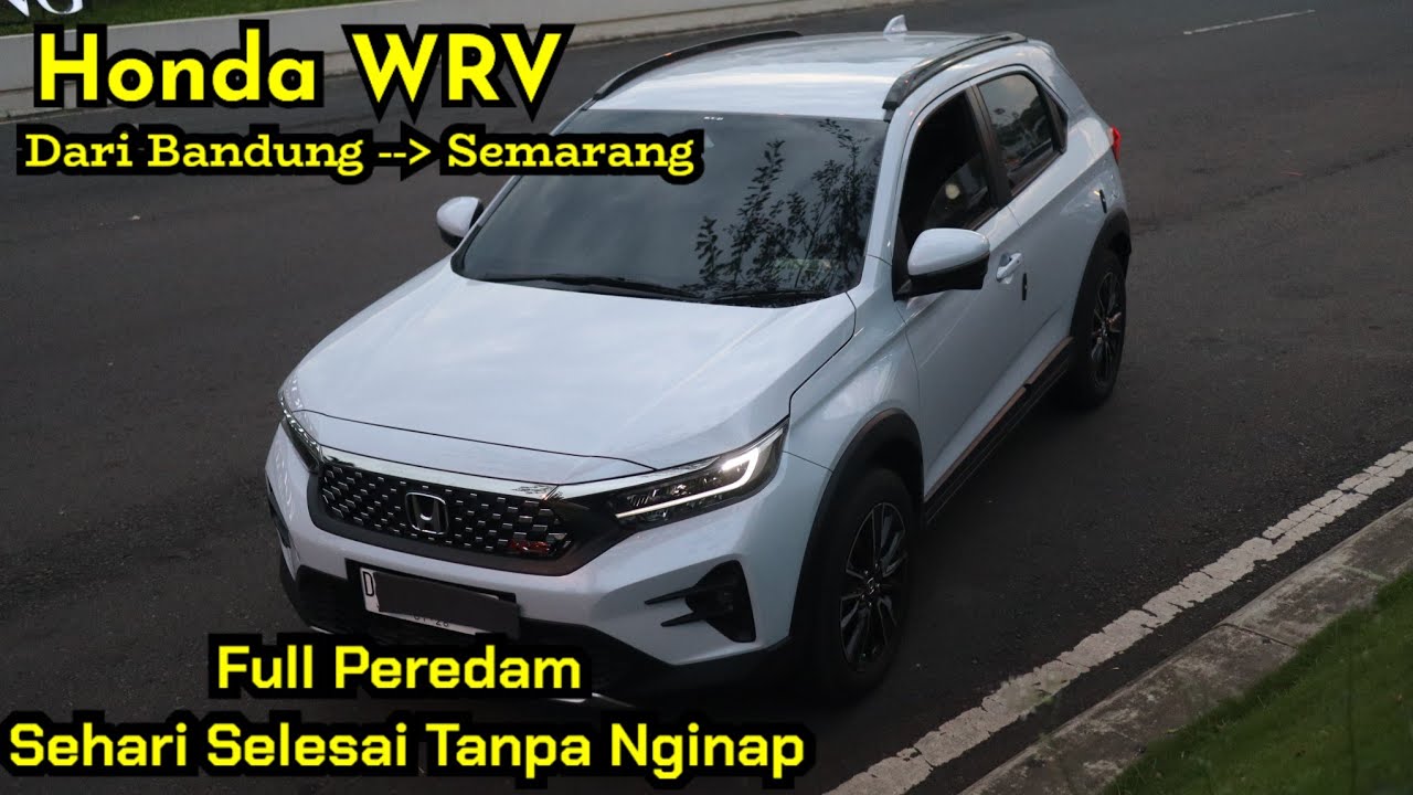 Honda WRV, Full Peredam. Suara Kabin Semakin Istimewa