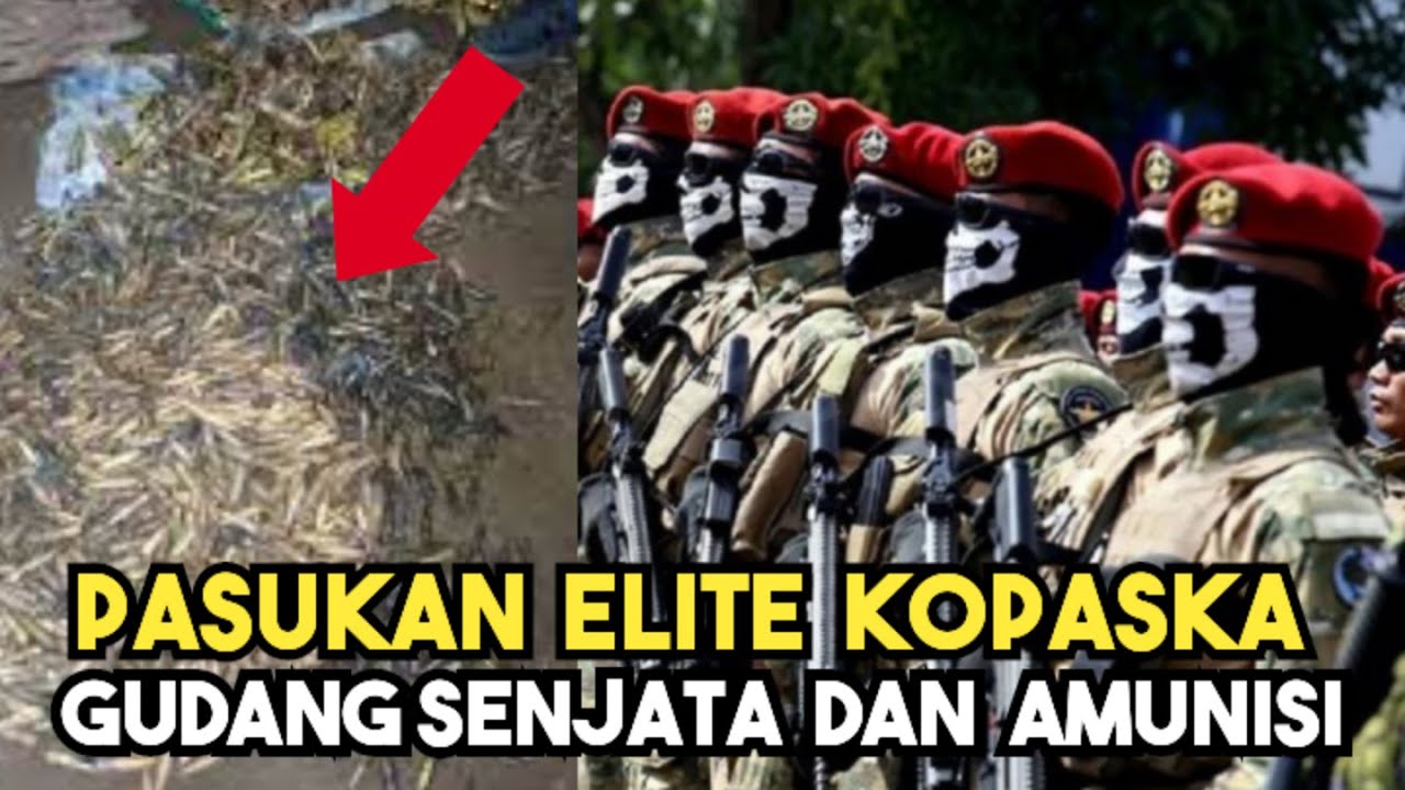 Pasukan Elit TNI AL Kopaska yang Temukan Gudang Senjata Dan Amunisi