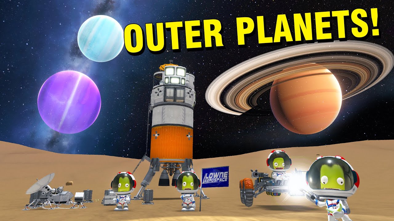 The Amazing KSP OUTER PLANETS MOD 😍 Let's go to the FURTHEST PLANET!