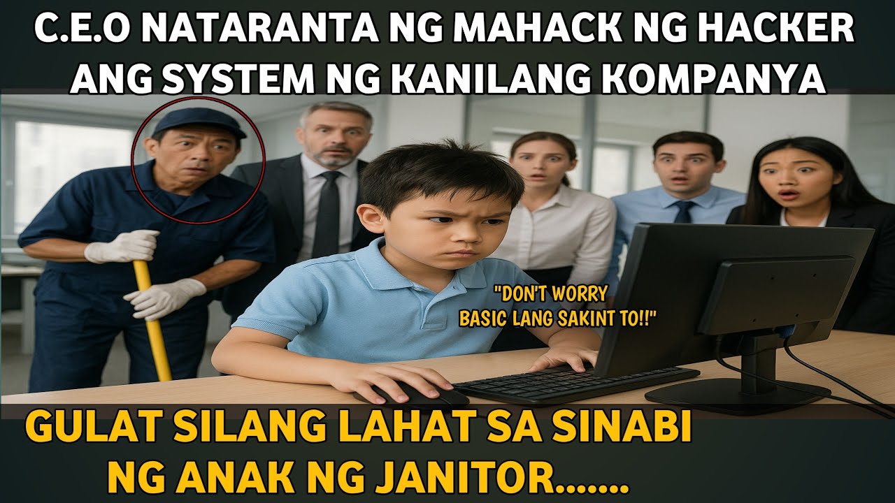 ANAK NG JANITOR ISA PALANG COMPUTER GENIUS.. GULAT ANG LAHAT SA GINAWA NITO!!