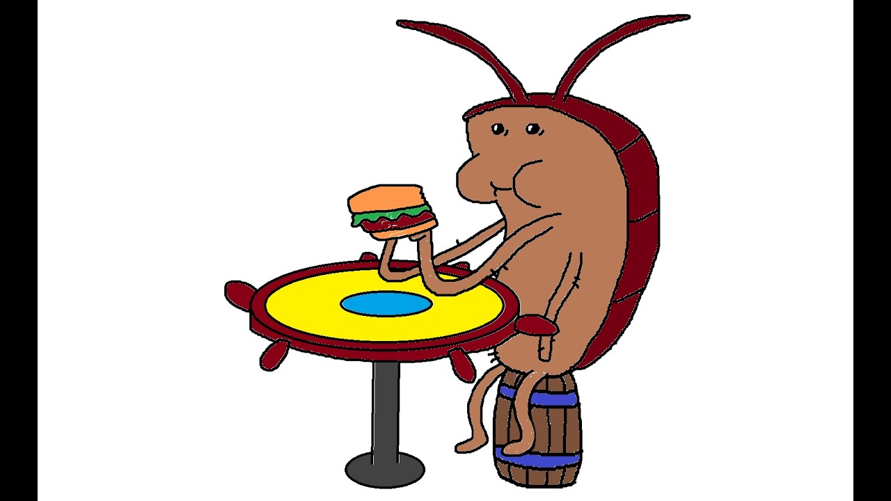 Lonely cockroach