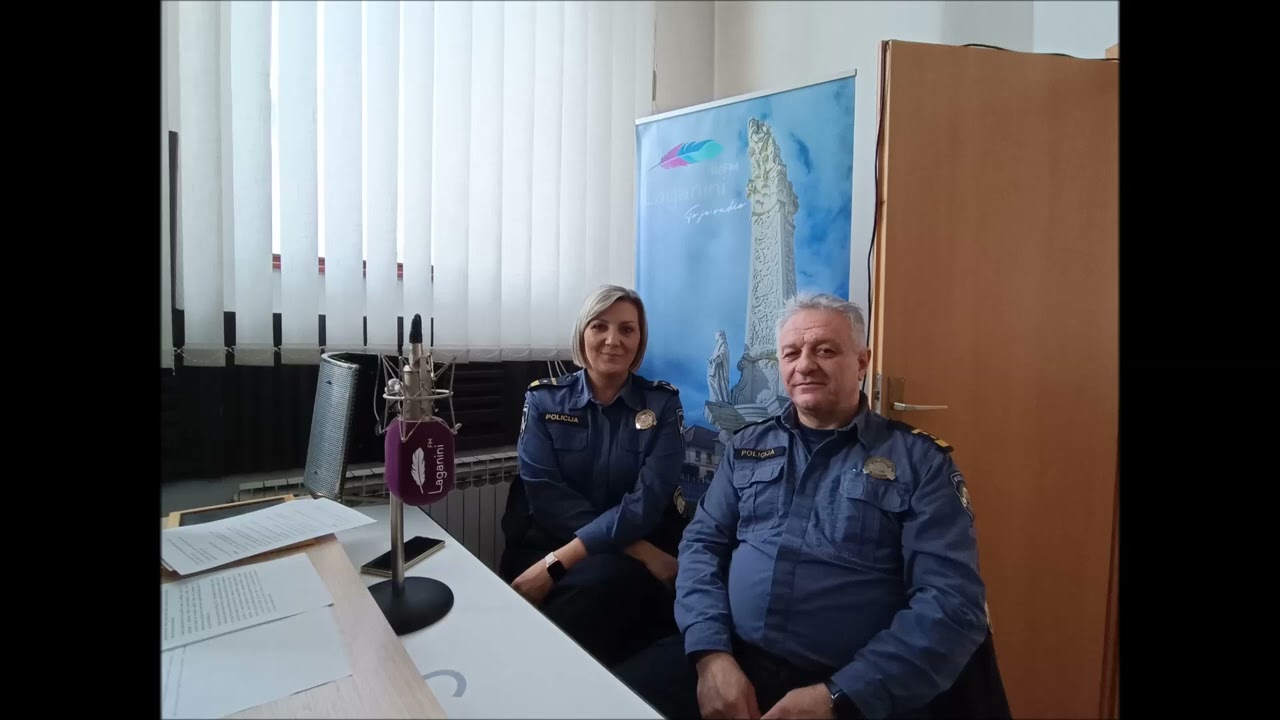 LAGANINI FM POŽEGA-RAZGOVOR S POVODOM-POLICIJA,NIKOLINA JANKOVIĆ I ZVONIMIR LUKAČEVIĆ