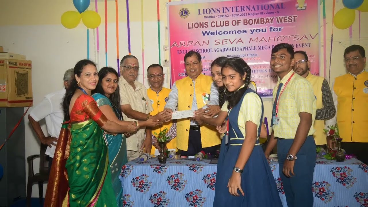 lions Club of Bombay West Arpan Seva Mahotsav...