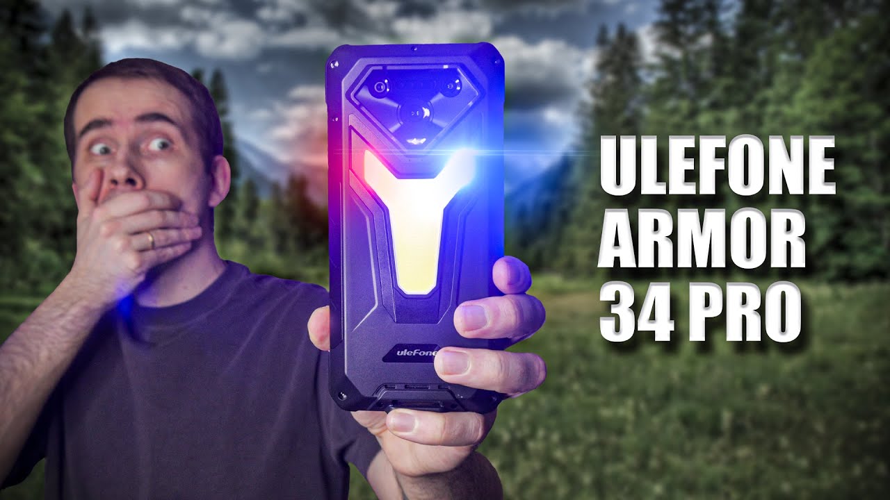 Ulefone Armor 34 Pro - тепер з ПРОЄКТОРОМ! 25500 мАг, 512 Гб і багато іншого!