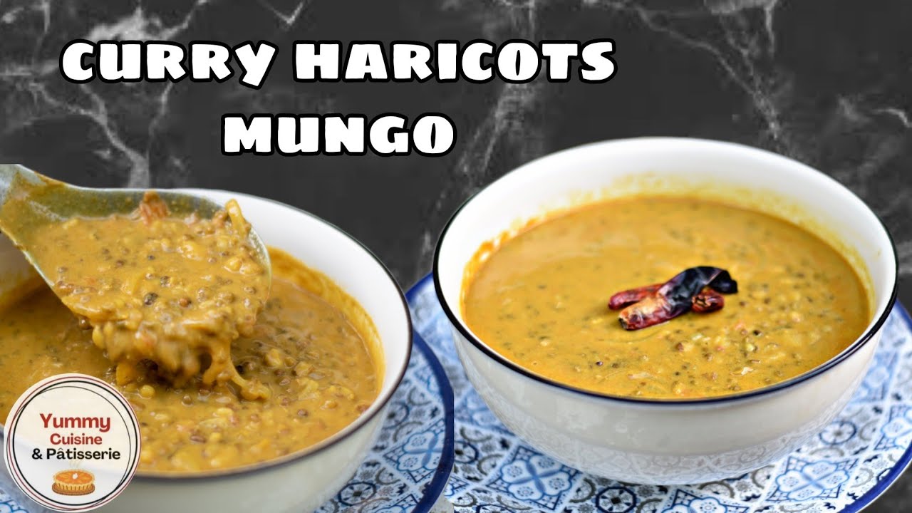 Curry haricots mungo / Mtuzi wa ntsanzi /recette facile