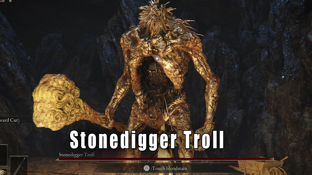 Elden Ring - Stonedigger Troll Boss Fight