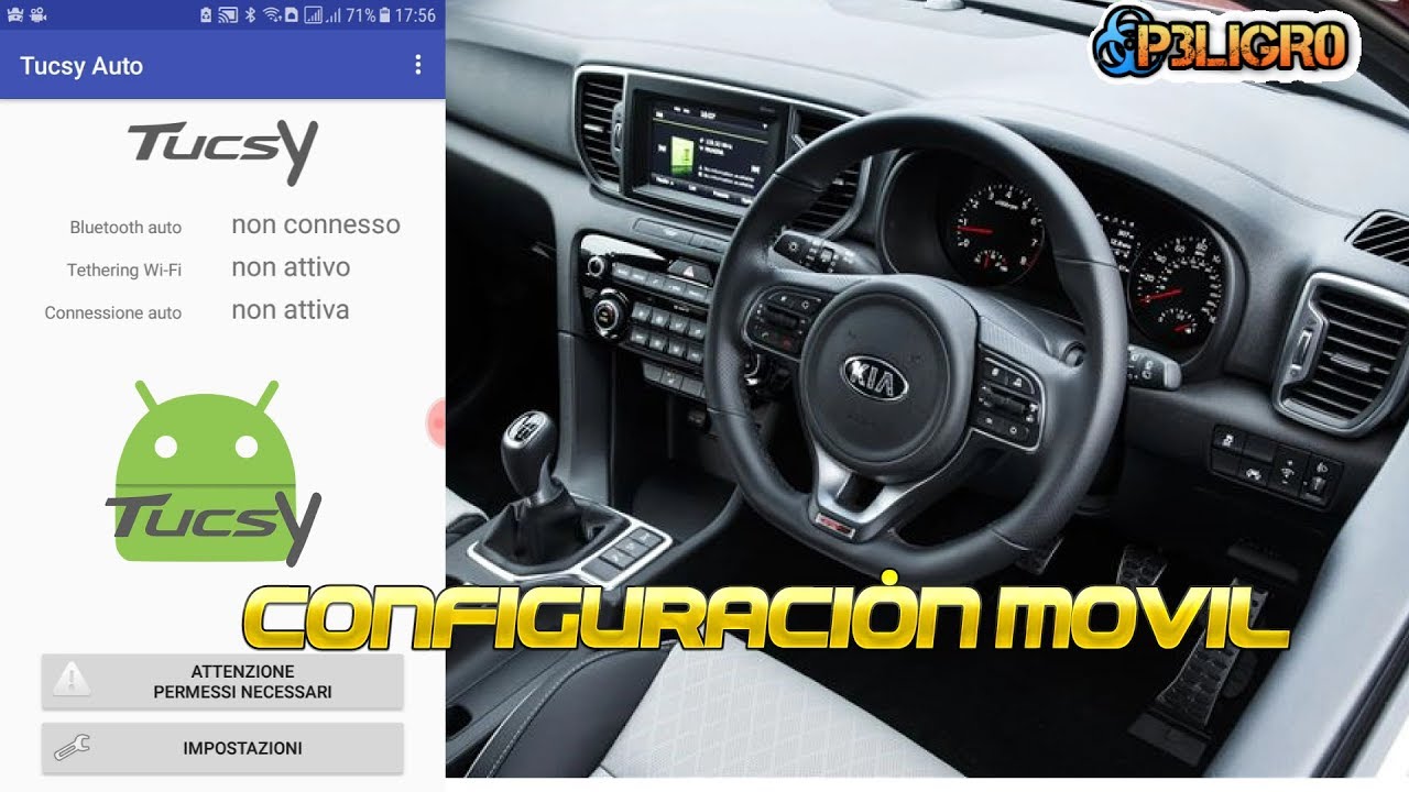 Configuración e Instalación Telefono Tucsy ,Kia Sportage