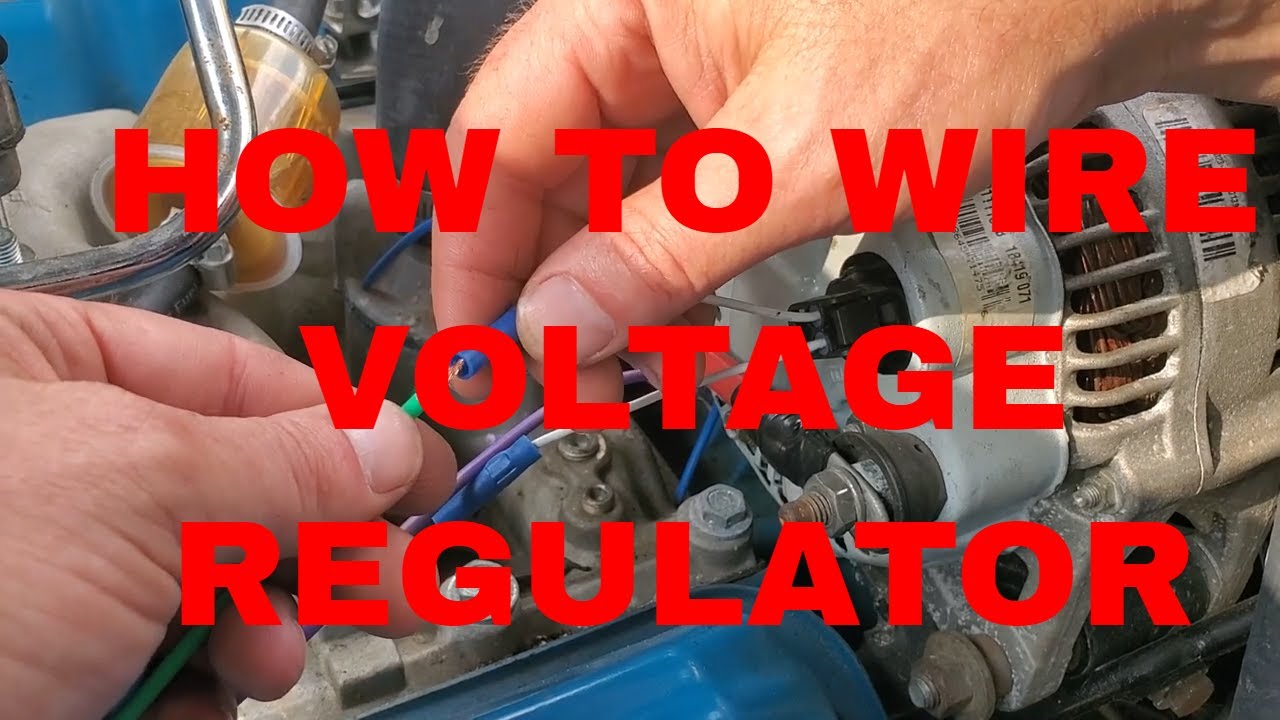 How To Wire An External Voltage Regulator For A Chrysler #nonamenationals