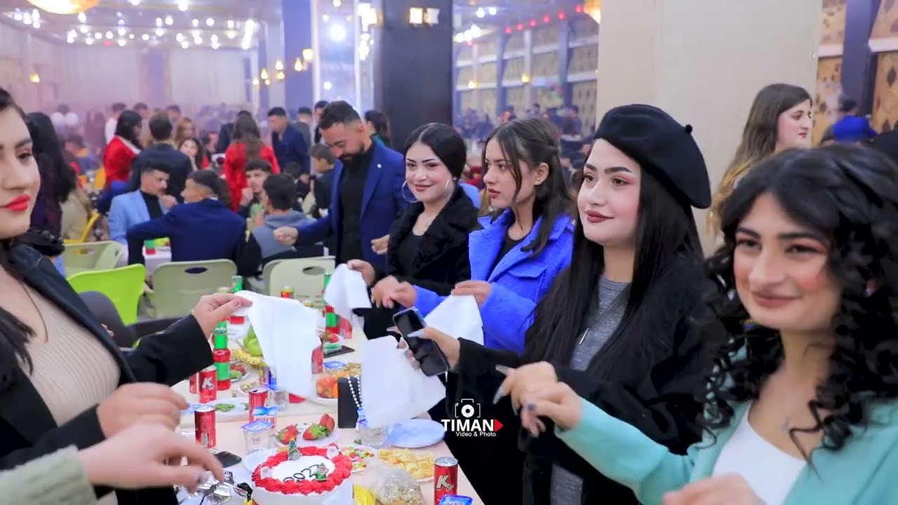 حفلة ليلة راس السنة 2023 في قاعة ازادي ،شنكال مع الفنان عبدال علي (1) شركة تصوير تيمان فيديو