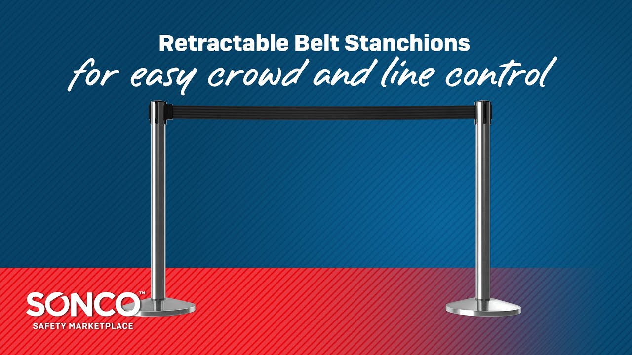 Retractable Belt Stanchions for easy crowd and line control