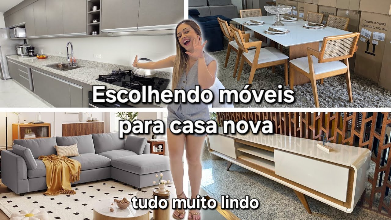ESCOLHENDO MÓVEIS PARA CASA NOVA - COMPRAMOS MÓVEIS PARA APARTAMENTO