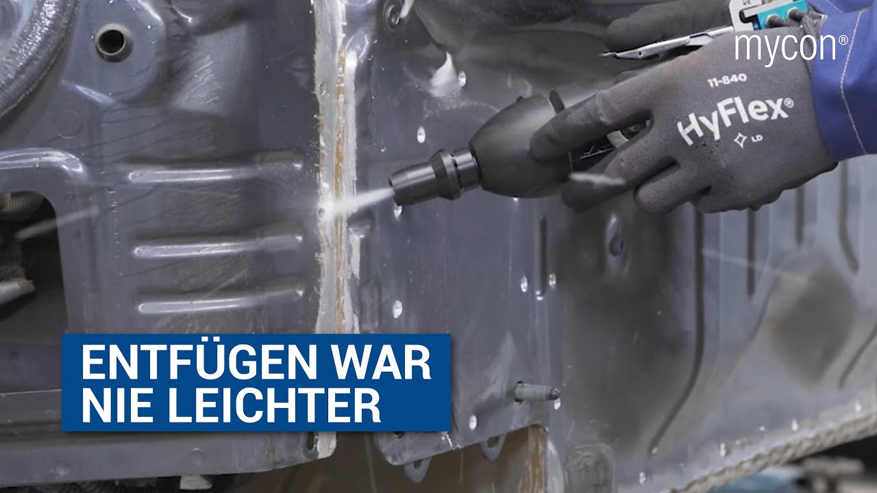 mycon | SplitMaster | Verklebte Karosserieteile schnell und sicher ausbauen