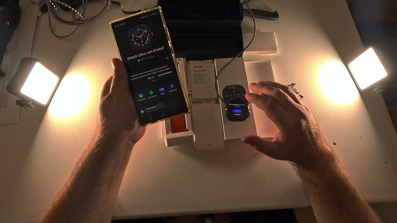 Samsung Galaxy Watch Ultra Installatie gids en uitleg