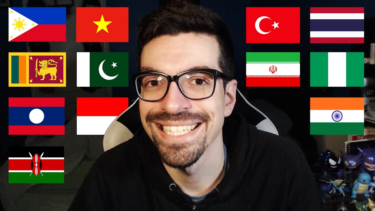 ASMR Whispering in Different Languages (Swahili, Tagalog, Vietnamese, Urdu, Persian...)
