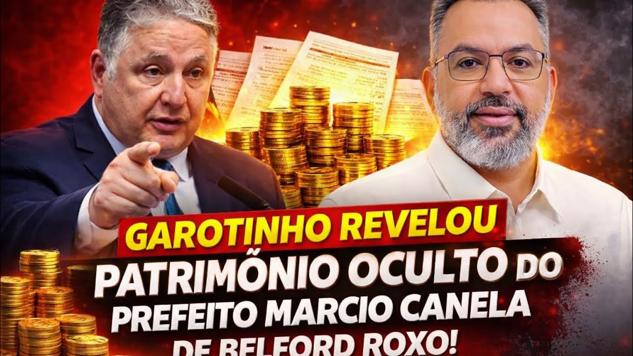 BOMBA! Garotinho expõe patrimônio oculto do prefeito de Belford Roxo e gera polêmica