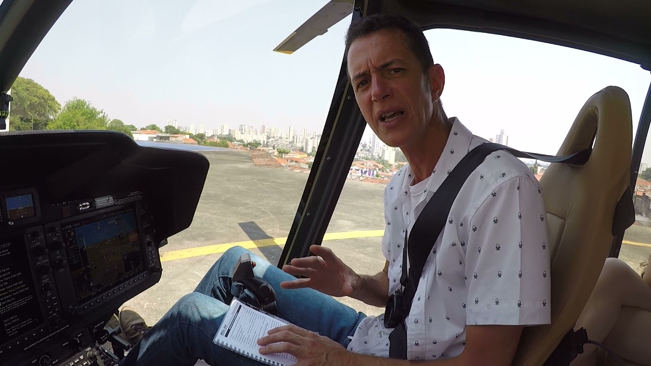 Parte 2 - Ground School Bell 505 - Check List Interno, acionamento e corte.