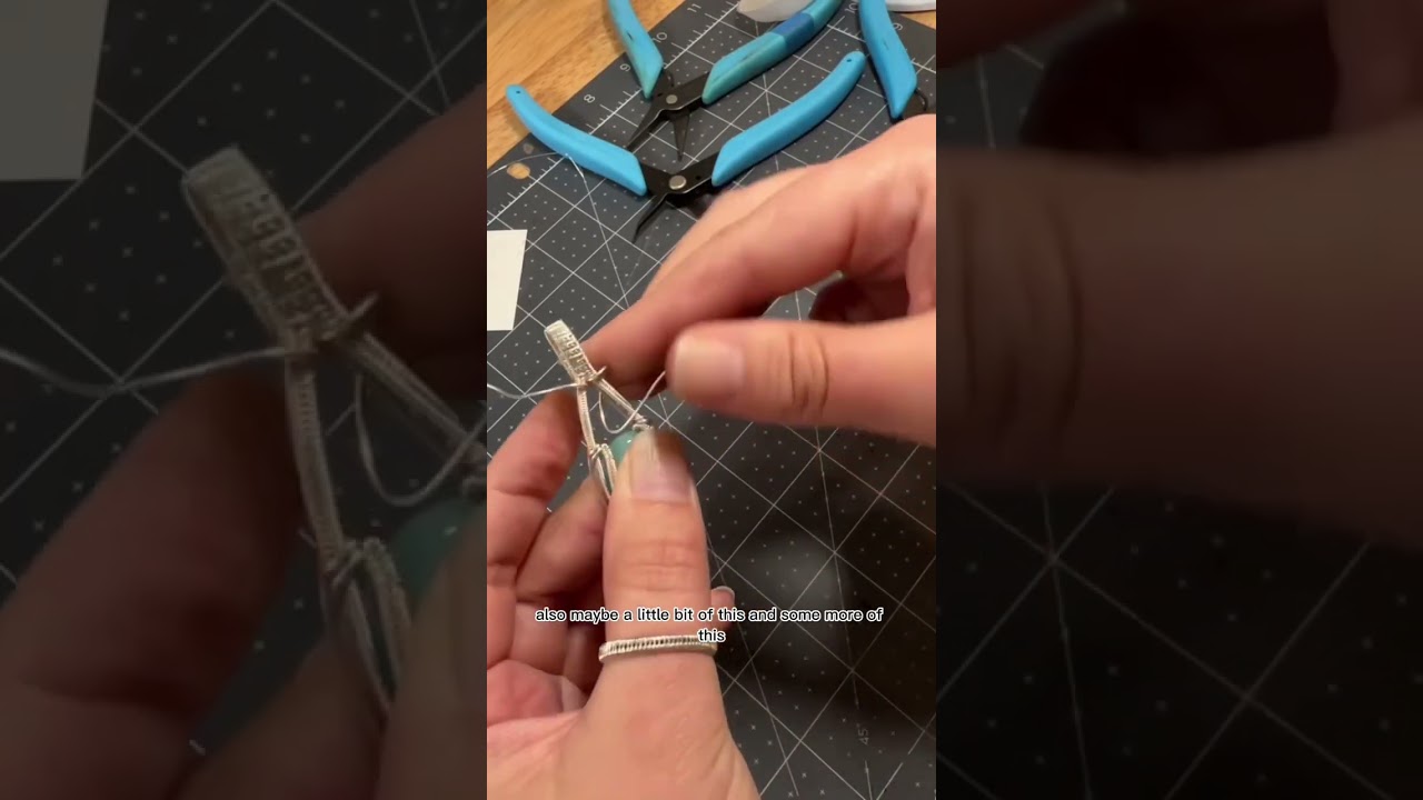 Learn how to make intricate wire woven jewelry #wirewrapjewelry