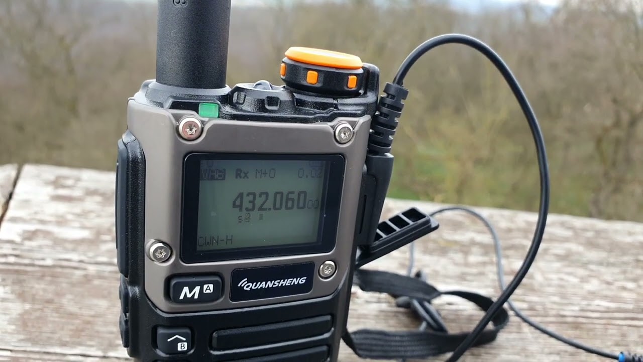 DL1CR My first cw qso on 70cm Quansheng