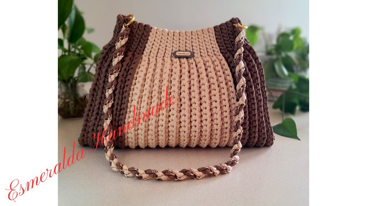 Borsa facile all'uncinetto-Adatta anche a principianti- Easy crochet bag- Also suitable for beginner