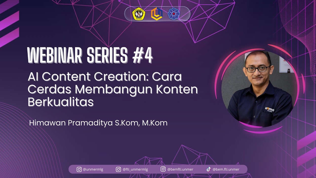 WEBINAR SERIES #4 : AI Content Creation