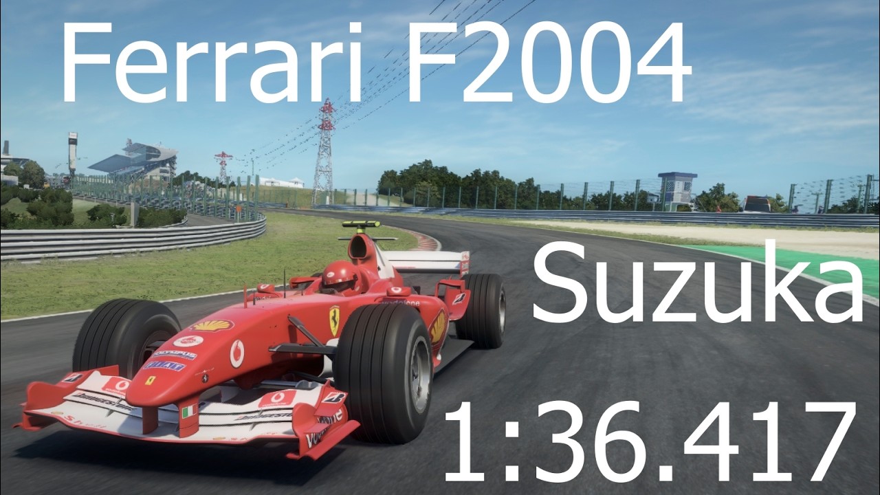 Ferrari F1 f2004 Suzuka #assettocorsaevo #f1simracing #gameplay #assettocorsa