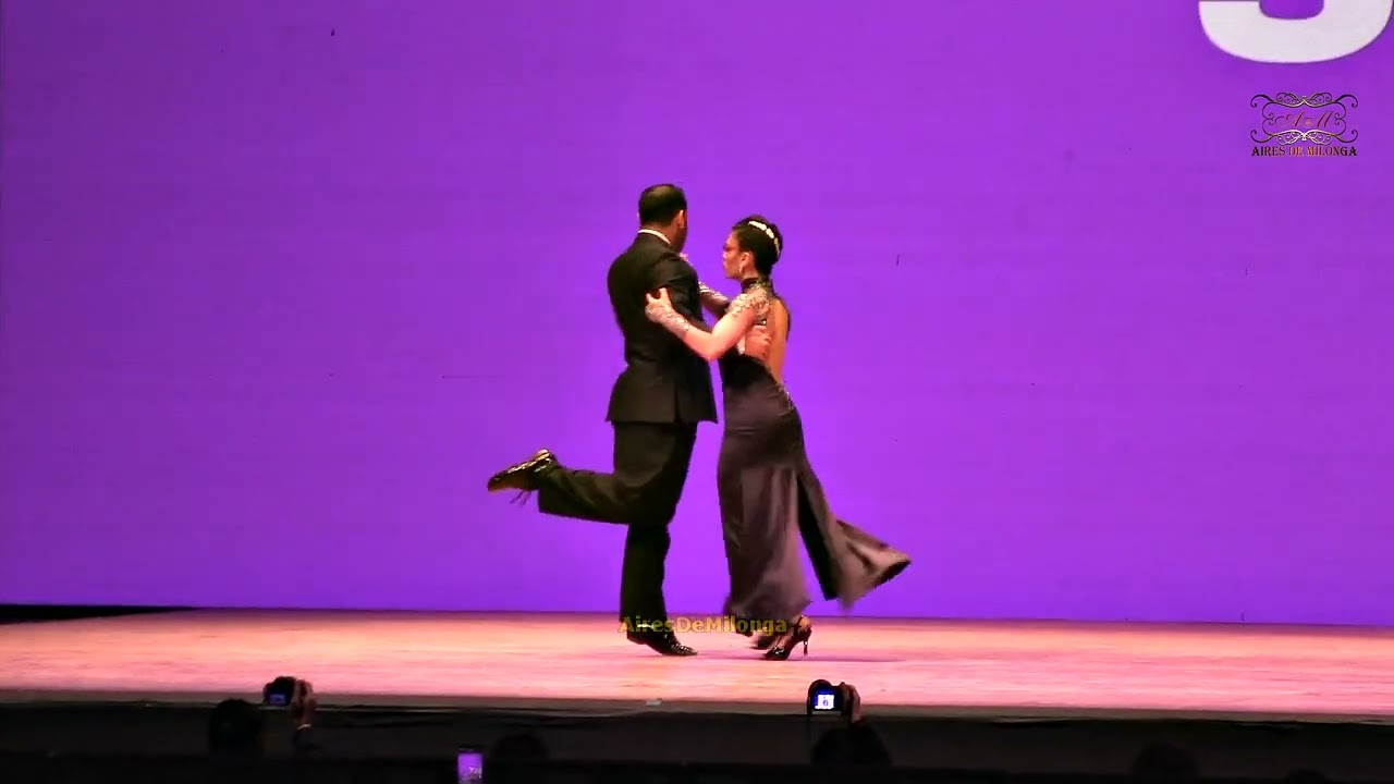 Final tango escenario Mundial de Tango 2024 Sebastian Fernandez Ayelen Barral 