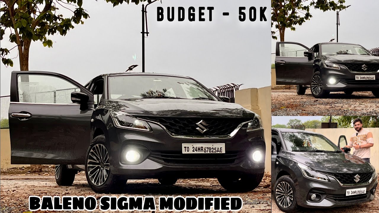New Baleno Sigma Modified Under 50K 😱 Baleno Modification ✅ New Baleno Modified ✅Baleno Sigma 2024 ✅