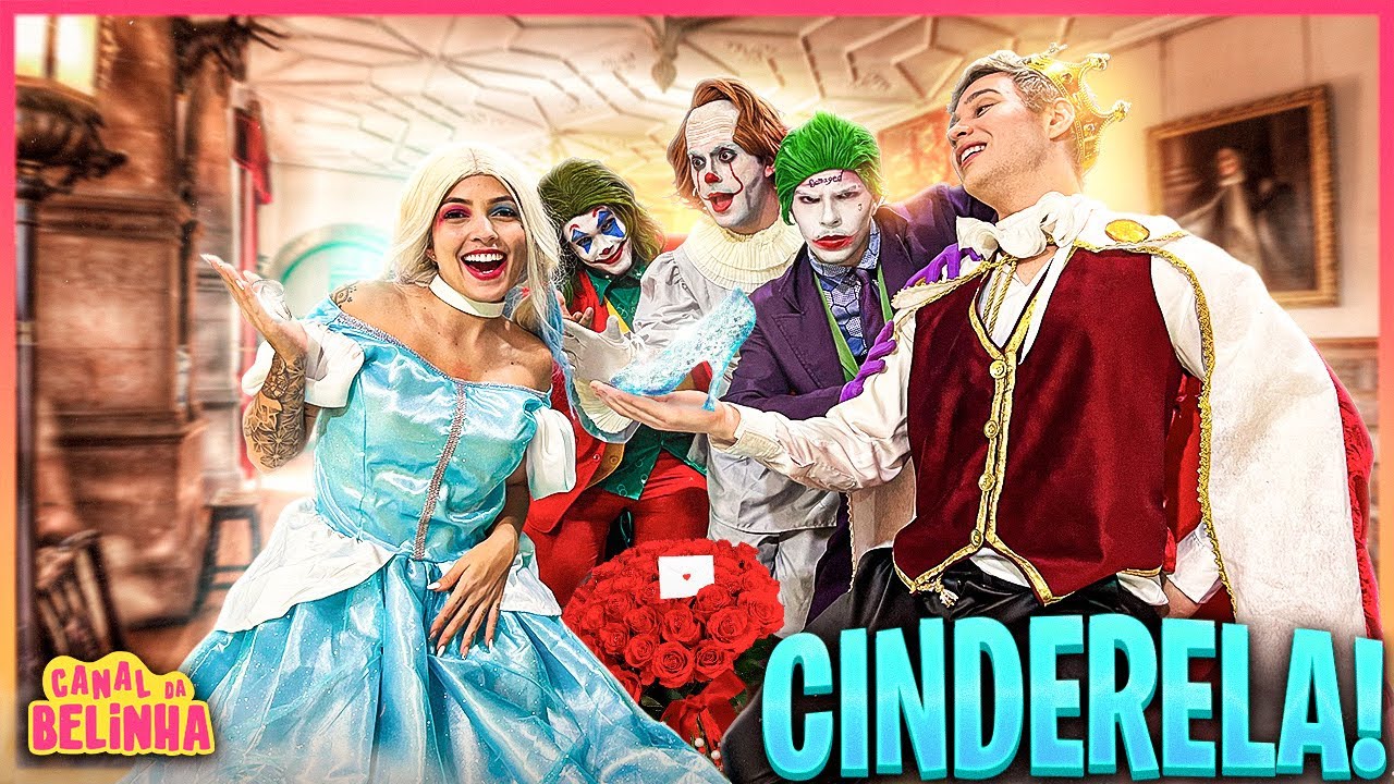 A ARLEQUINA VIROU A CINDERELA E TODOS DO CANAL DA BELINHA ESTÃO PRESOS NO CONTO DE FADAS