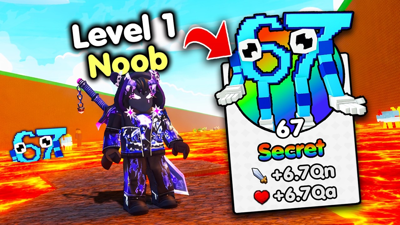 Starting Over as NOOB with OP SECRET in Floor is Lava for Brainrots! (Roblox)