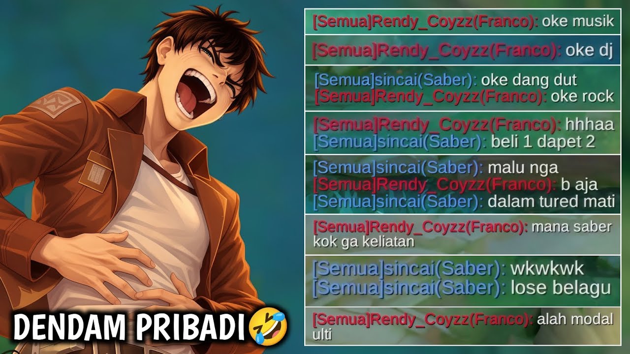 ADU BACOT SABER VS FRANCO🤣 SUDAH KU BILANG INI GAME GILA🤣