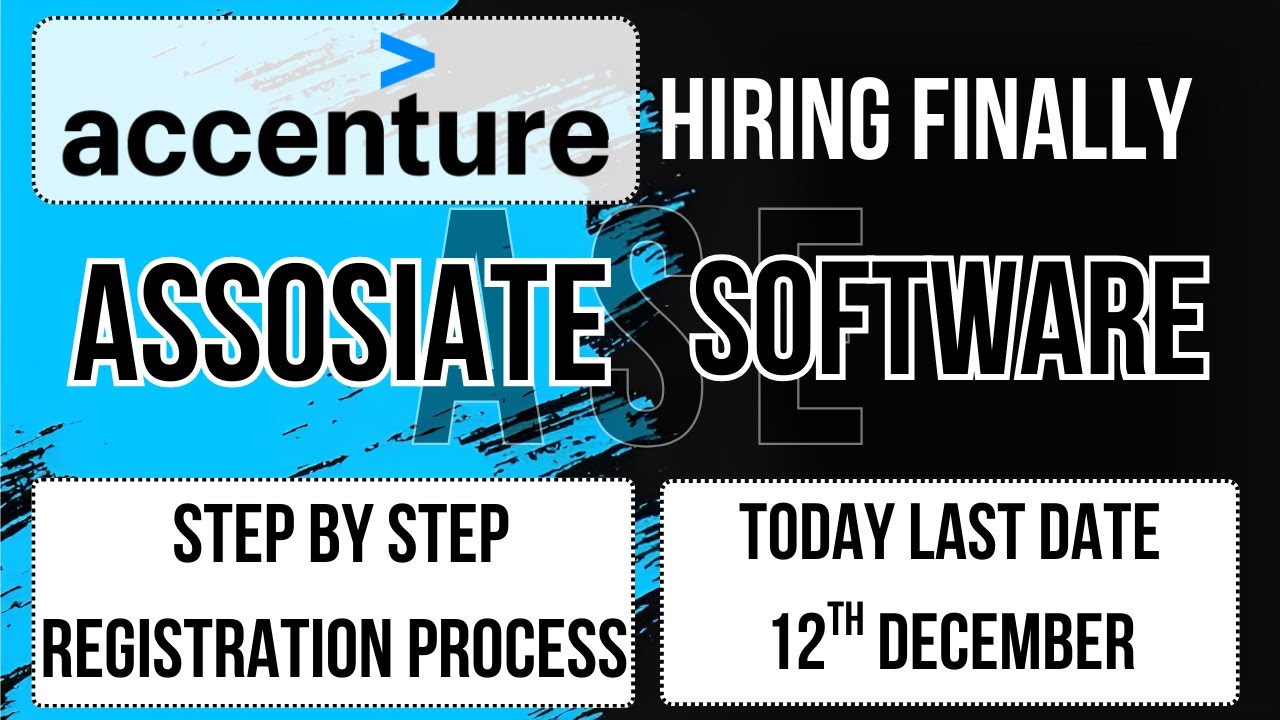 ACCENTURE ASE REGISTRATION STEP BY STEP PROCESS 2025 | OFF CAMPUS