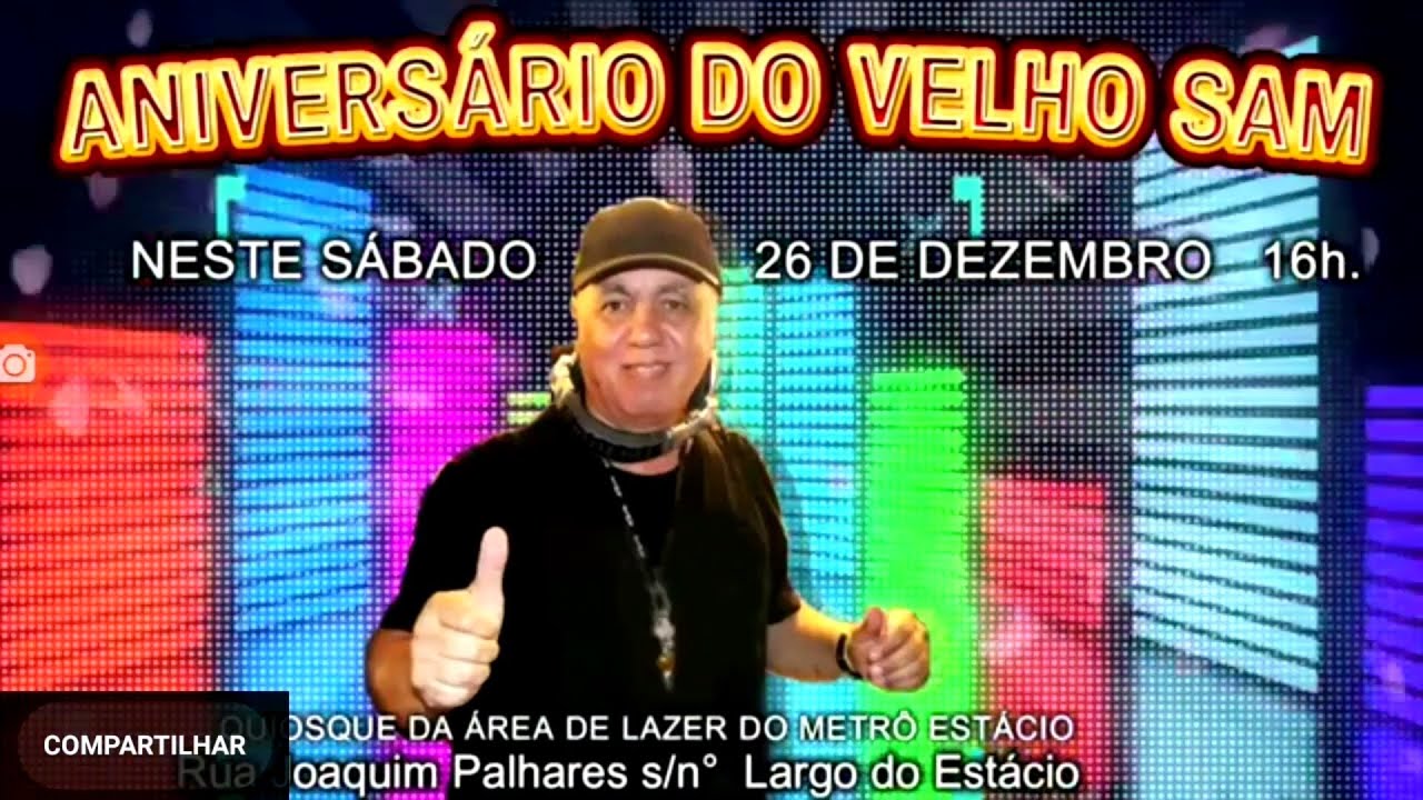Charme no Metrô do Estácio | Niver do Velho Sam | DJs Tocando Hits Antigo da Black Music Rio