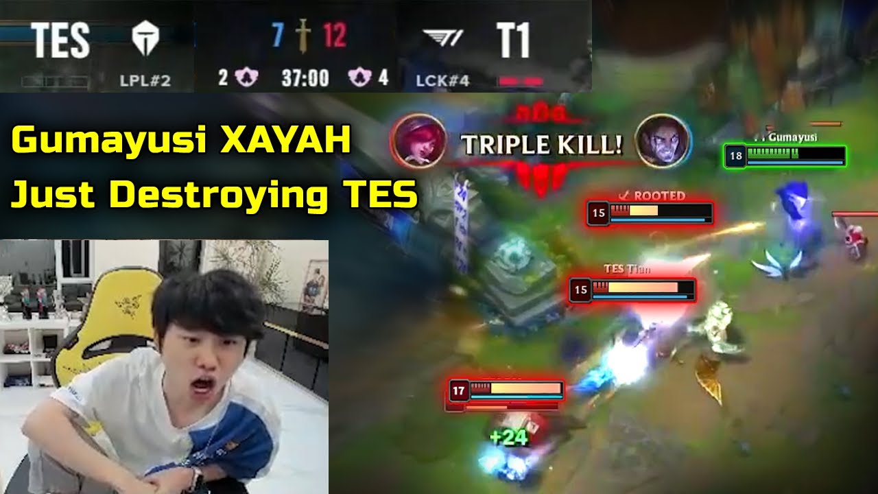 Doinb Reaction : T1 Dominating TES - WORLDS 2024 / 3 Game Highlight