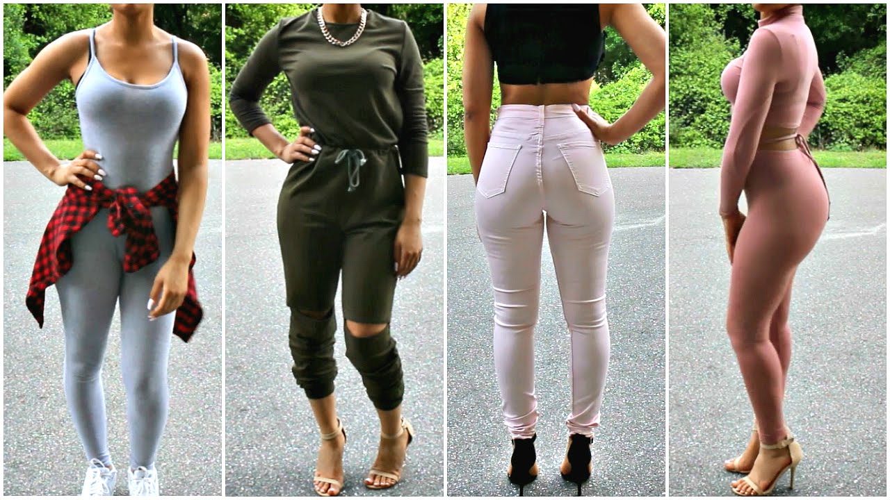 Огромная подборка одежды от Fashion Nova: примерка