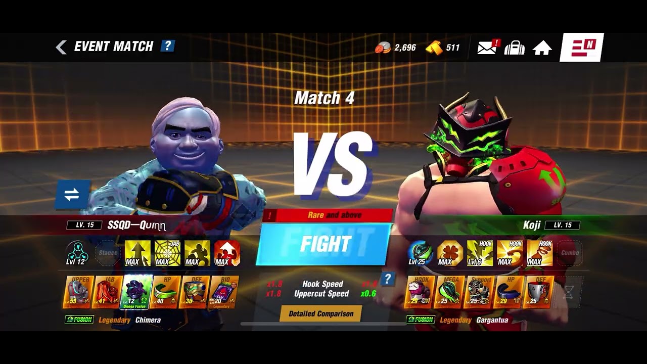 New Evnt evasion counter clash #boxingstars 