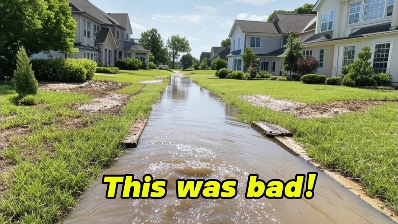 Unblocking a stubborn channel drain that fought right to the end!
