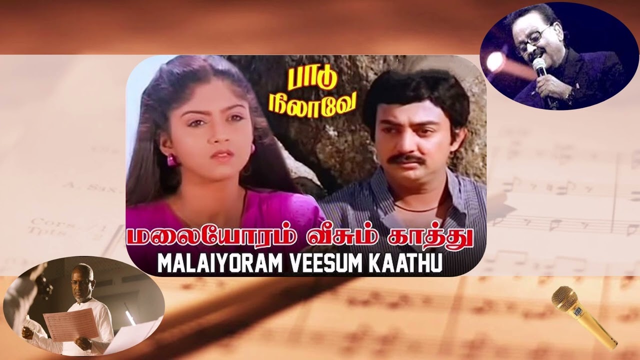 malaiyoram veesum kathu - tamil karaoke song - male solo - ilayaraja - spb