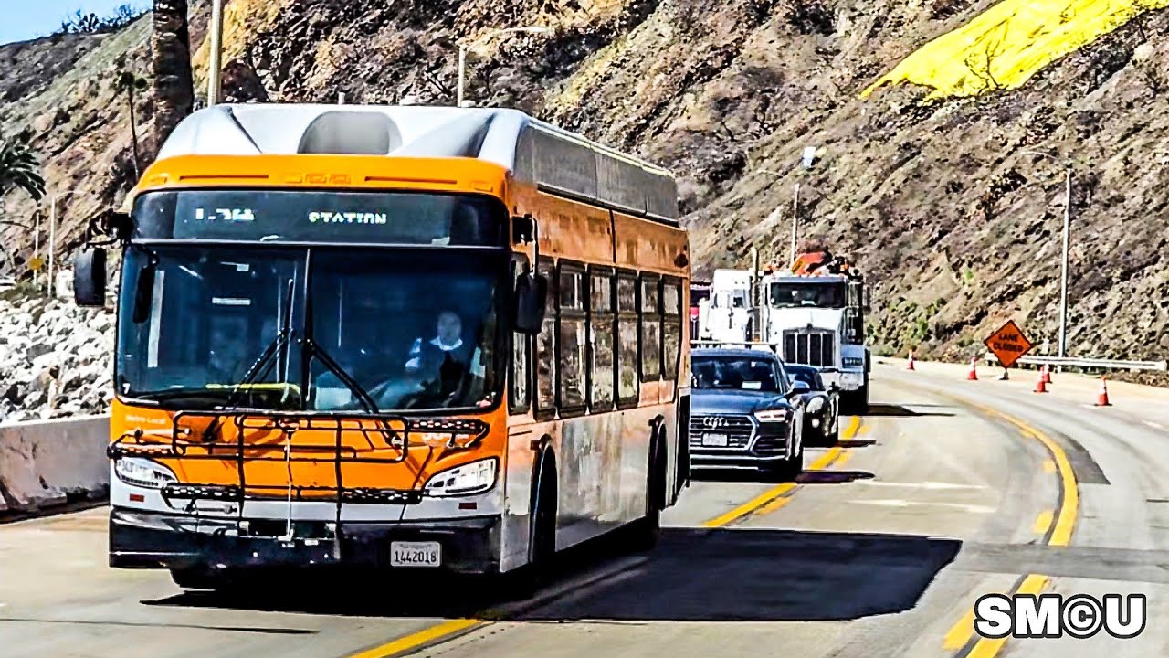𝗥𝗘𝗖𝗢𝗩𝗘𝗥𝗬 𝗥𝗢𝗨𝗧𝗘: Metro Bus Rolls Through Fire-Ravaged PCH to Malibu