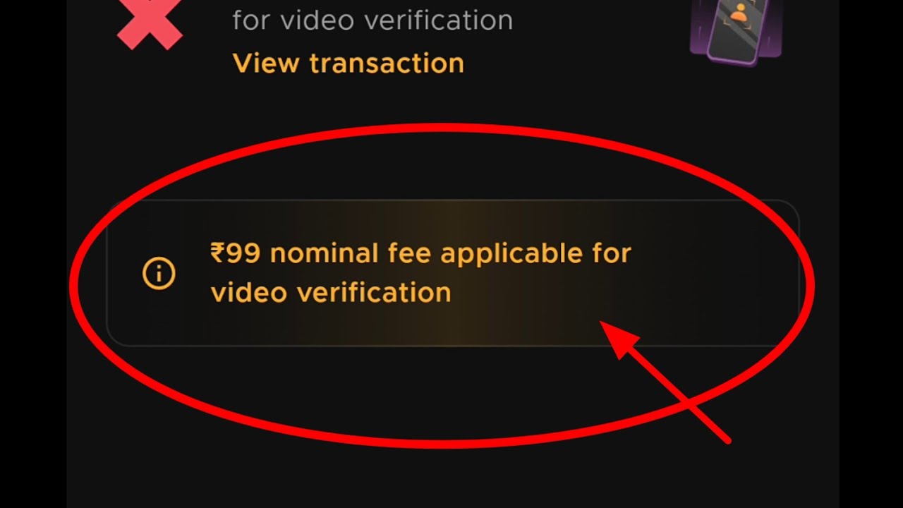 Fampay | 99 nominal fee applicable for video verification Problem Solve 